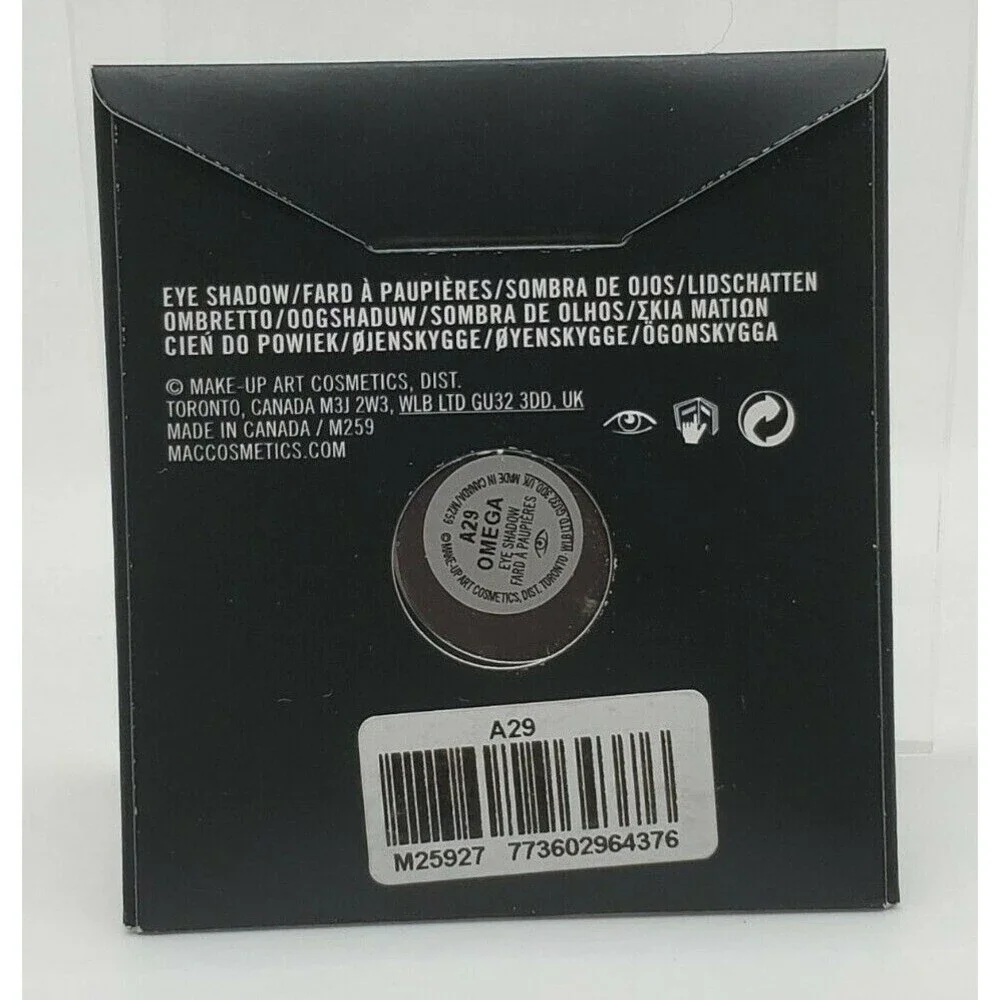 MAC OMEGA Eye Shadow ~Soft Muted Beige Taupe Matte~ Pro Palette Pan Refill